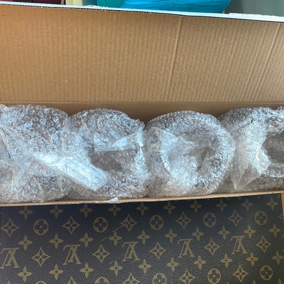 4pc acrylic, glitter, stemless, wine, glasses - Picture 4 of 7